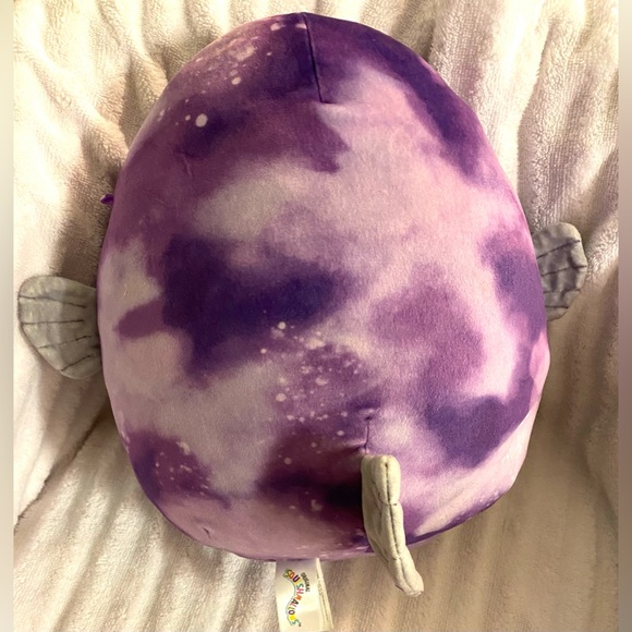 💰5/$25 Squishmallows Easton the Angler Fish 11" Purple Tie-Dye Plush - Picture 2 of 3